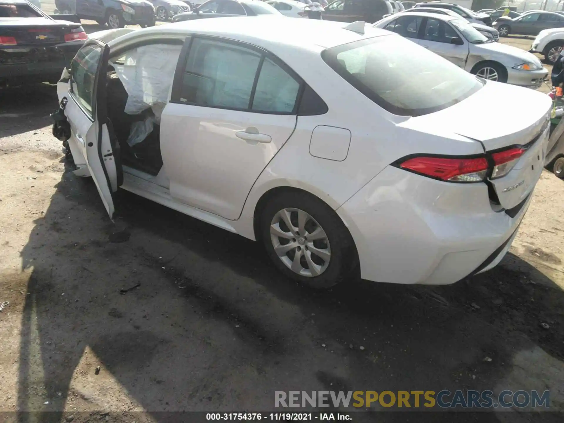 3 Photograph of a damaged car 5YFEPRAEXLP041861 TOYOTA COROLLA 2020