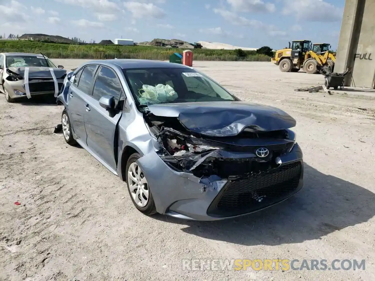 1 Photograph of a damaged car 5YFEPRAEXLP041889 TOYOTA COROLLA 2020