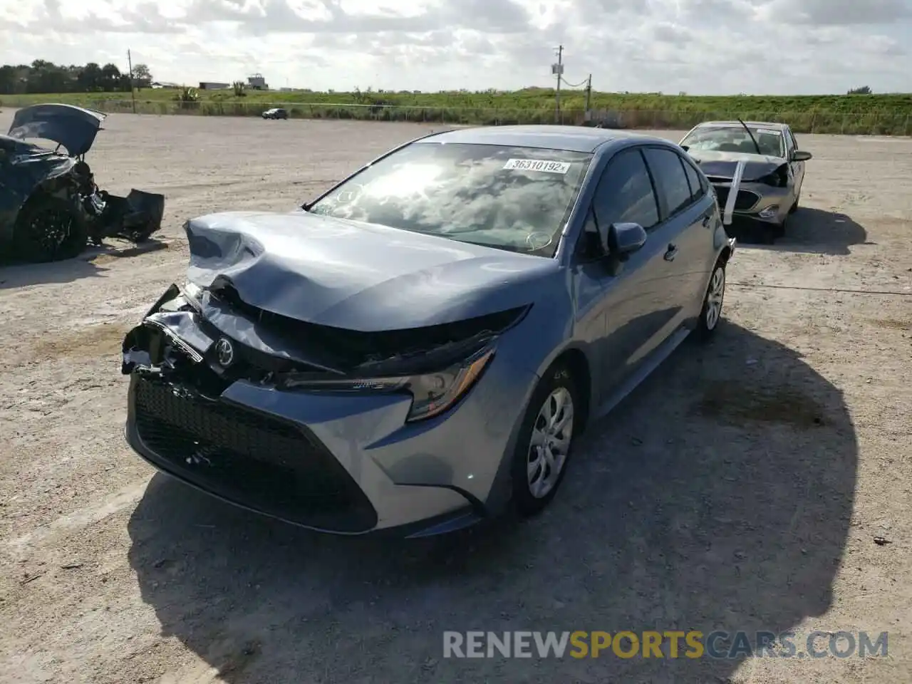 2 Photograph of a damaged car 5YFEPRAEXLP041889 TOYOTA COROLLA 2020