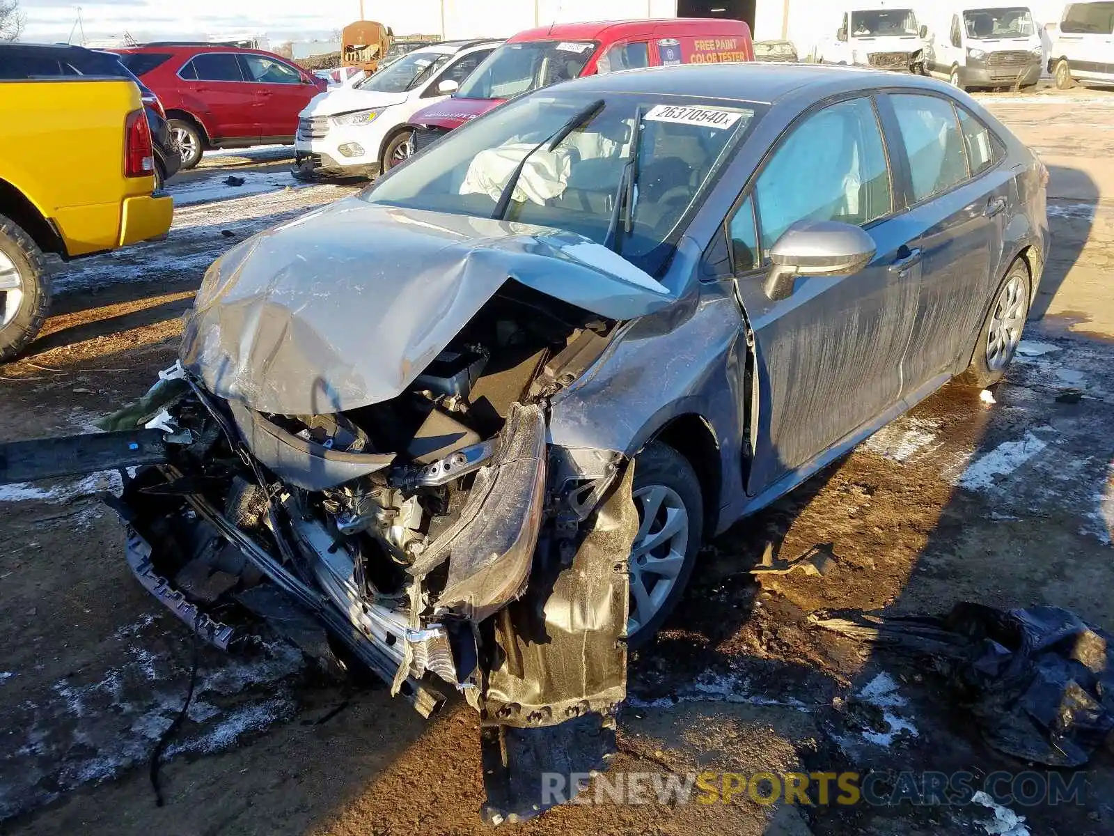 2 Photograph of a damaged car 5YFEPRAEXLP042377 TOYOTA COROLLA 2020