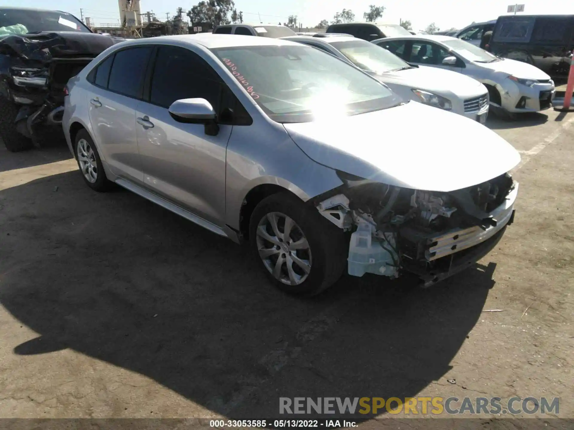 1 Photograph of a damaged car 5YFEPRAEXLP042783 TOYOTA COROLLA 2020