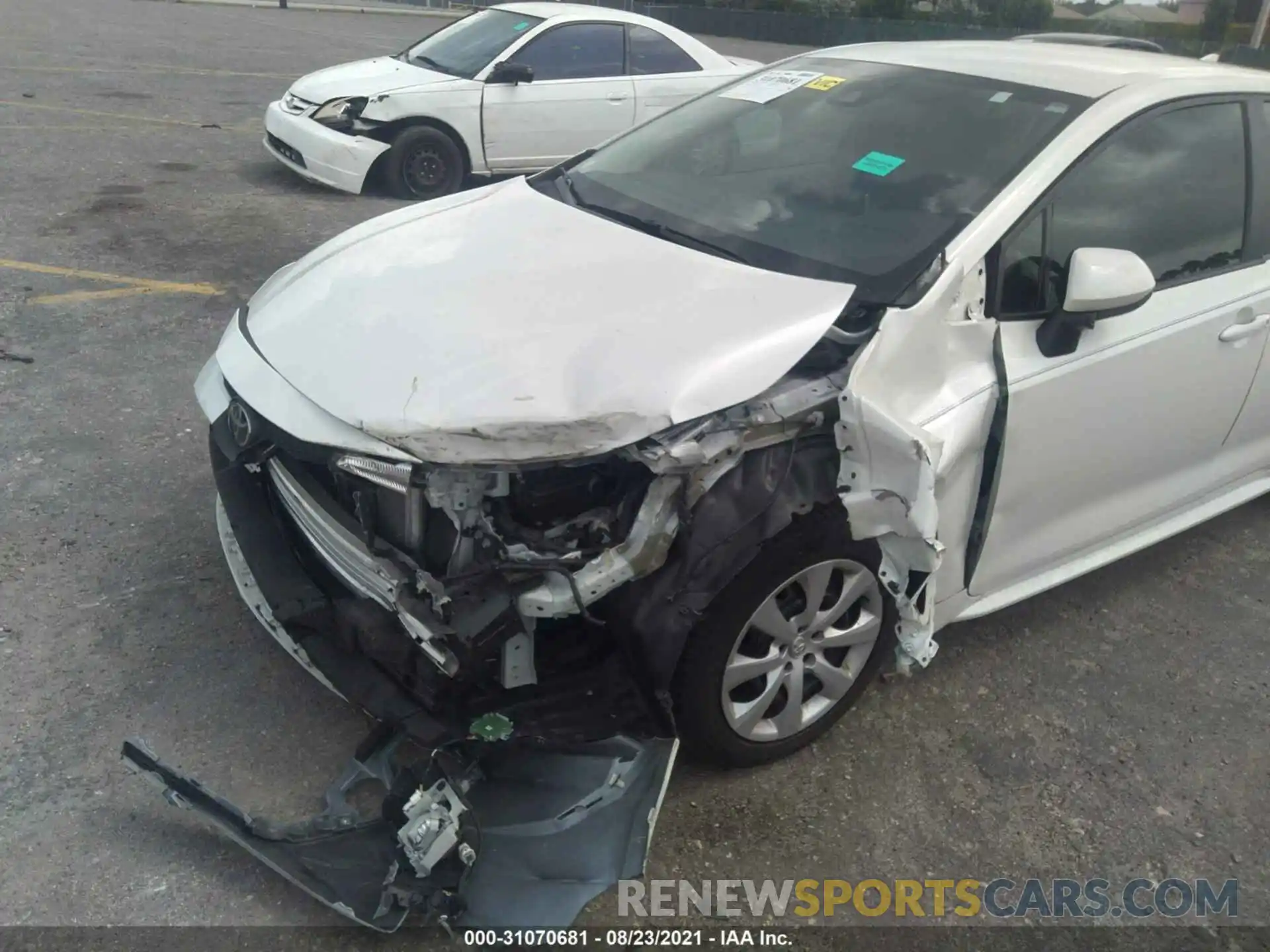 6 Photograph of a damaged car 5YFEPRAEXLP042881 TOYOTA COROLLA 2020