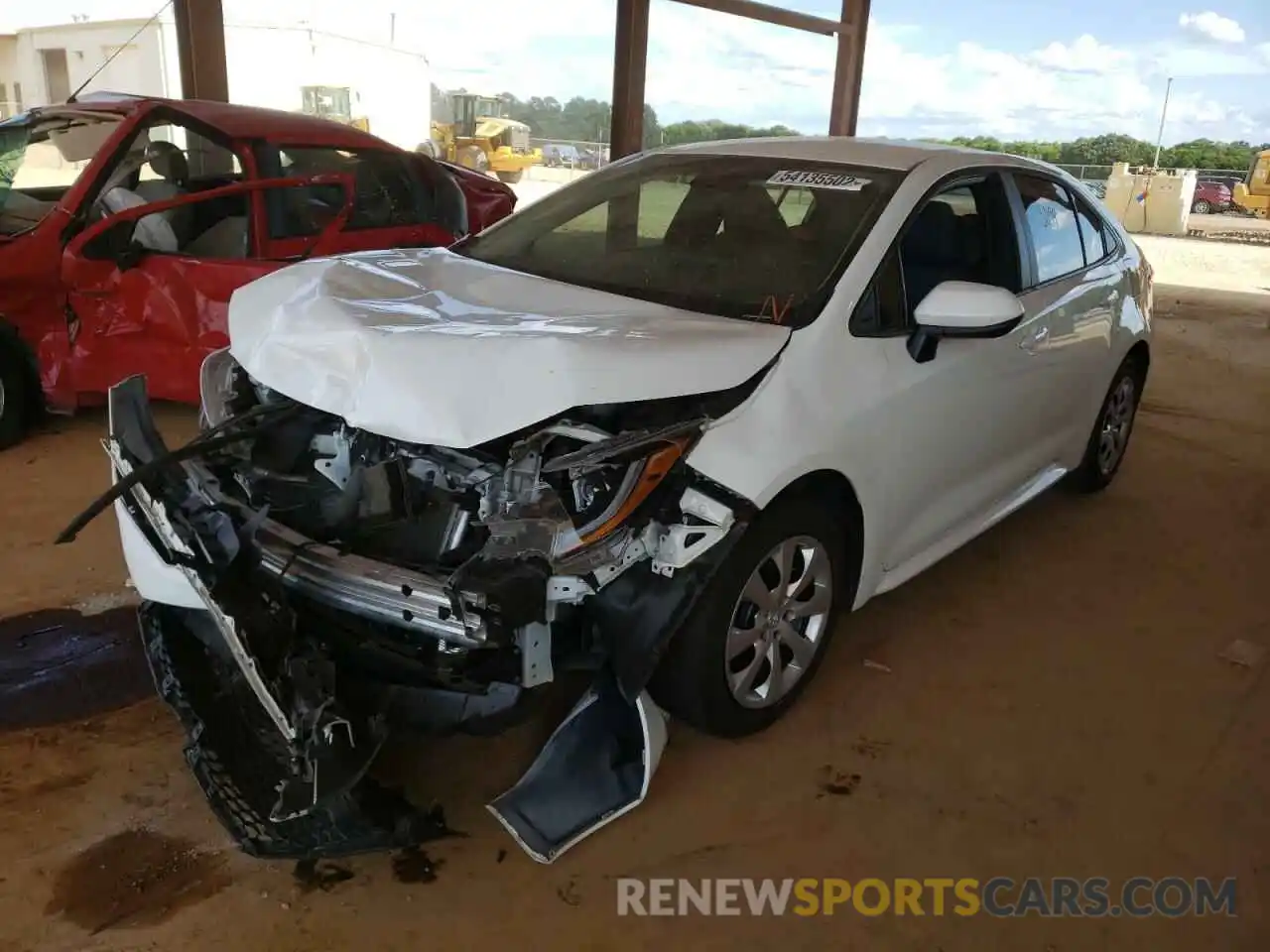 2 Photograph of a damaged car 5YFEPRAEXLP042962 TOYOTA COROLLA 2020