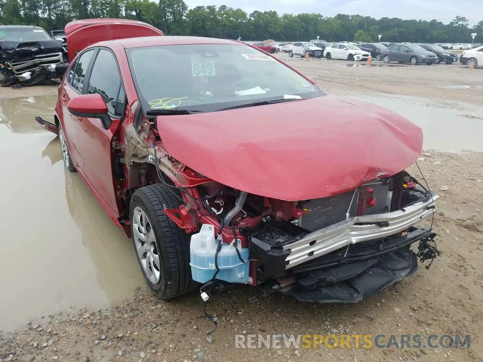 1 Photograph of a damaged car 5YFEPRAEXLP044047 TOYOTA COROLLA 2020