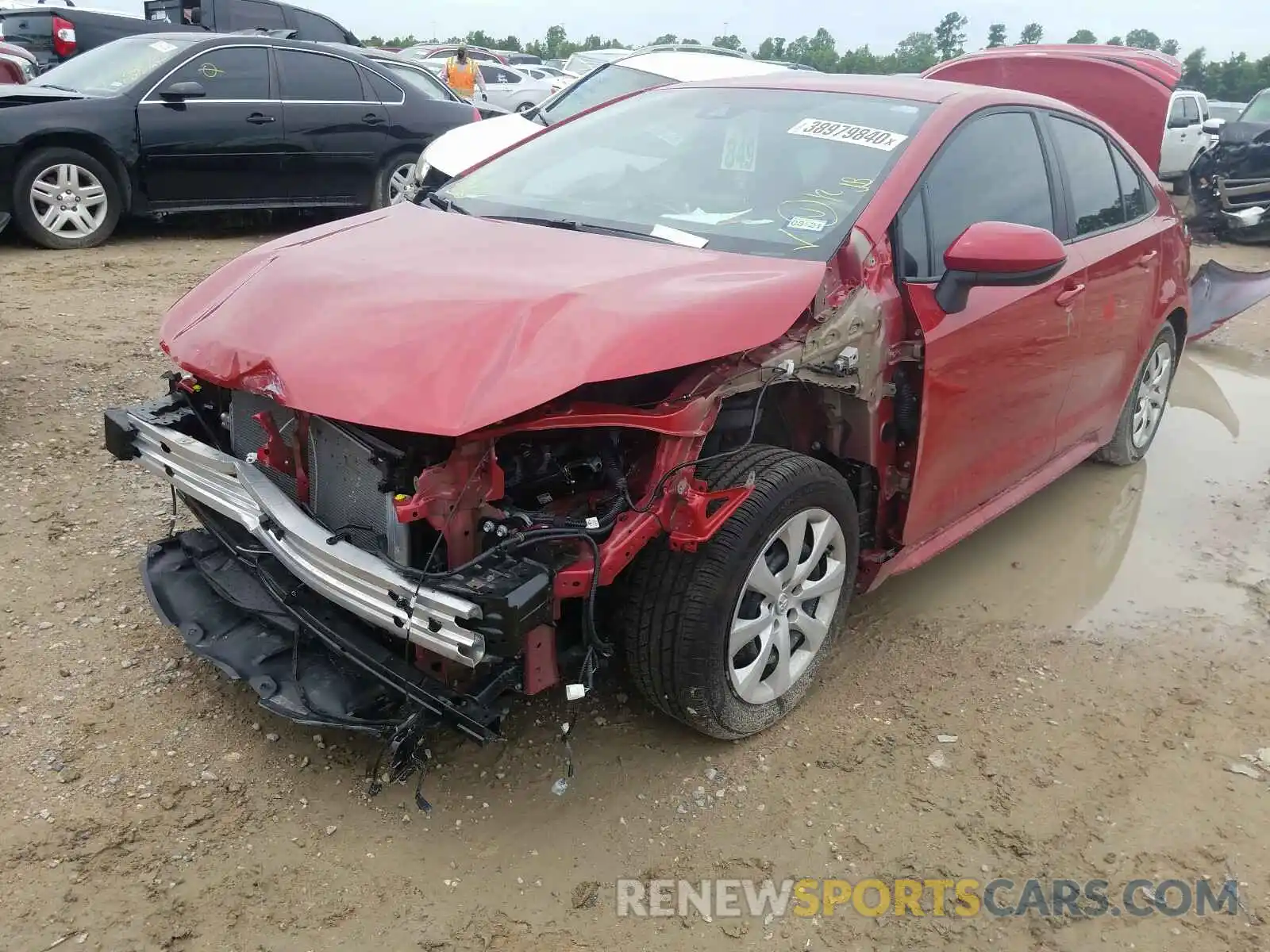 2 Photograph of a damaged car 5YFEPRAEXLP044047 TOYOTA COROLLA 2020