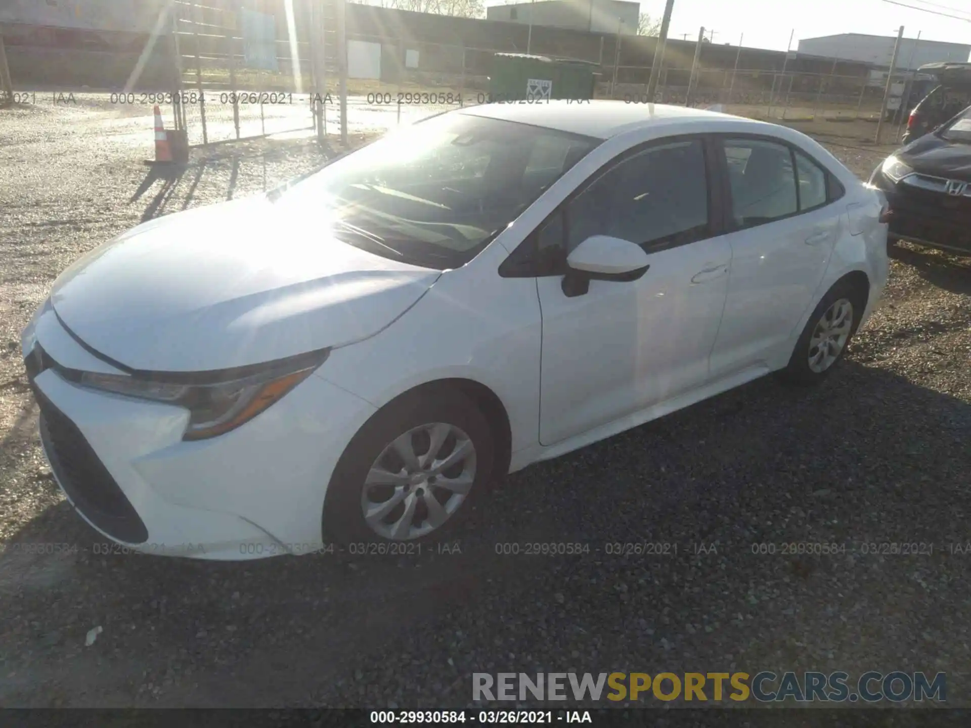 2 Photograph of a damaged car 5YFEPRAEXLP044050 TOYOTA COROLLA 2020