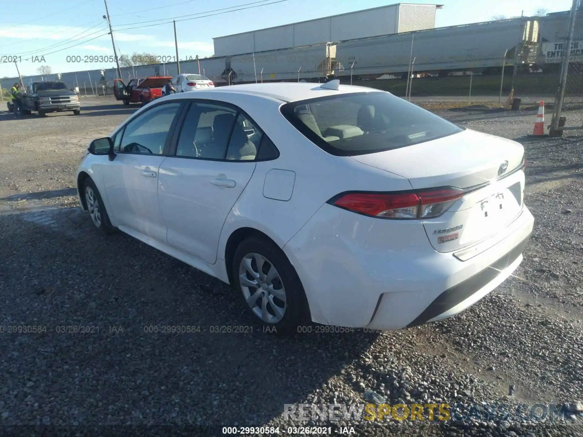 3 Photograph of a damaged car 5YFEPRAEXLP044050 TOYOTA COROLLA 2020