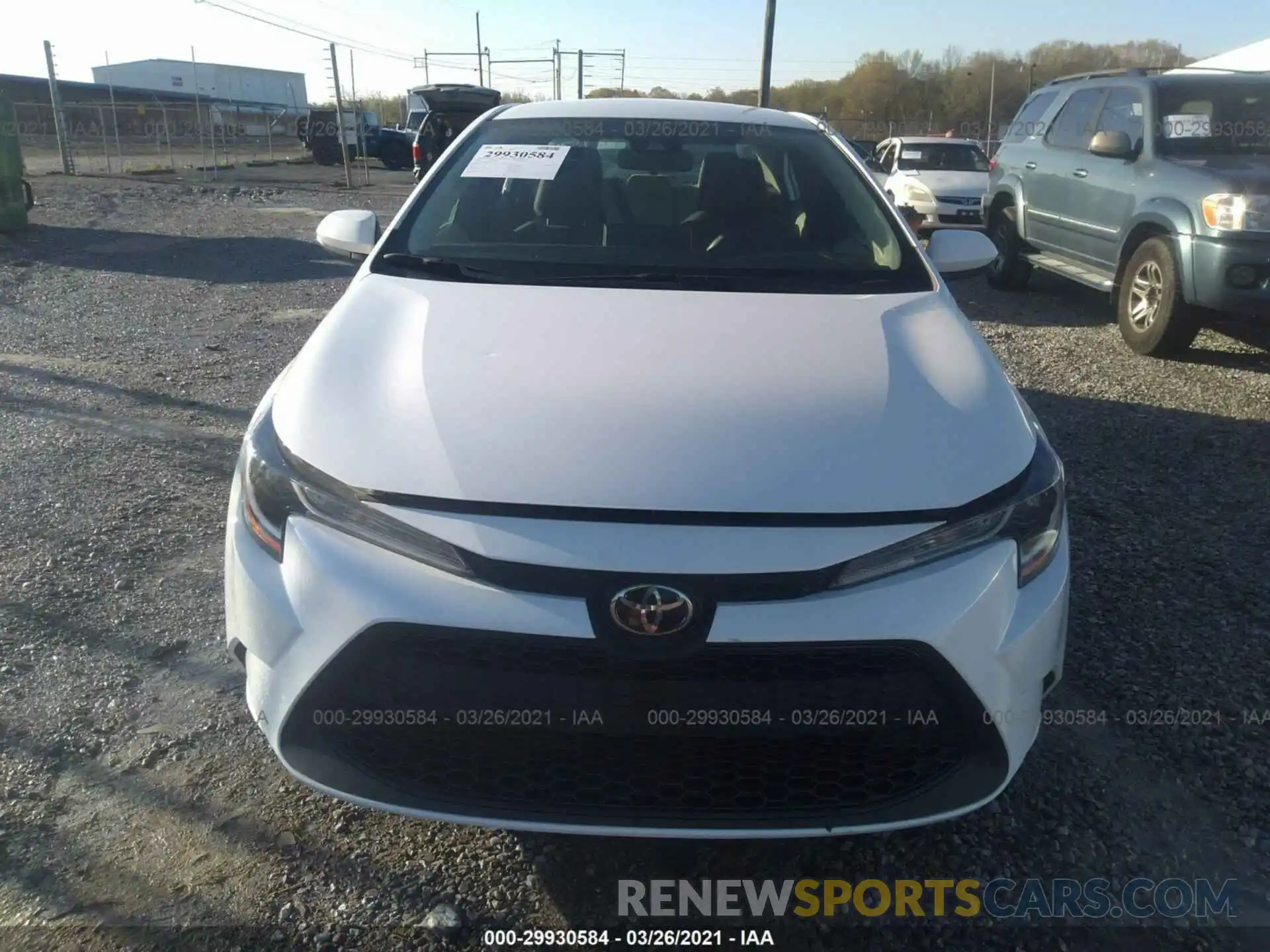 6 Photograph of a damaged car 5YFEPRAEXLP044050 TOYOTA COROLLA 2020