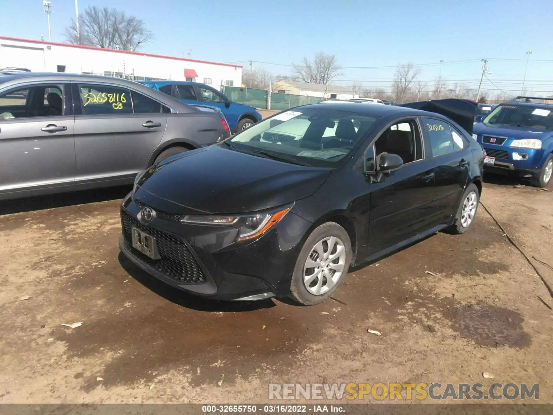 2 Photograph of a damaged car 5YFEPRAEXLP044419 TOYOTA COROLLA 2020