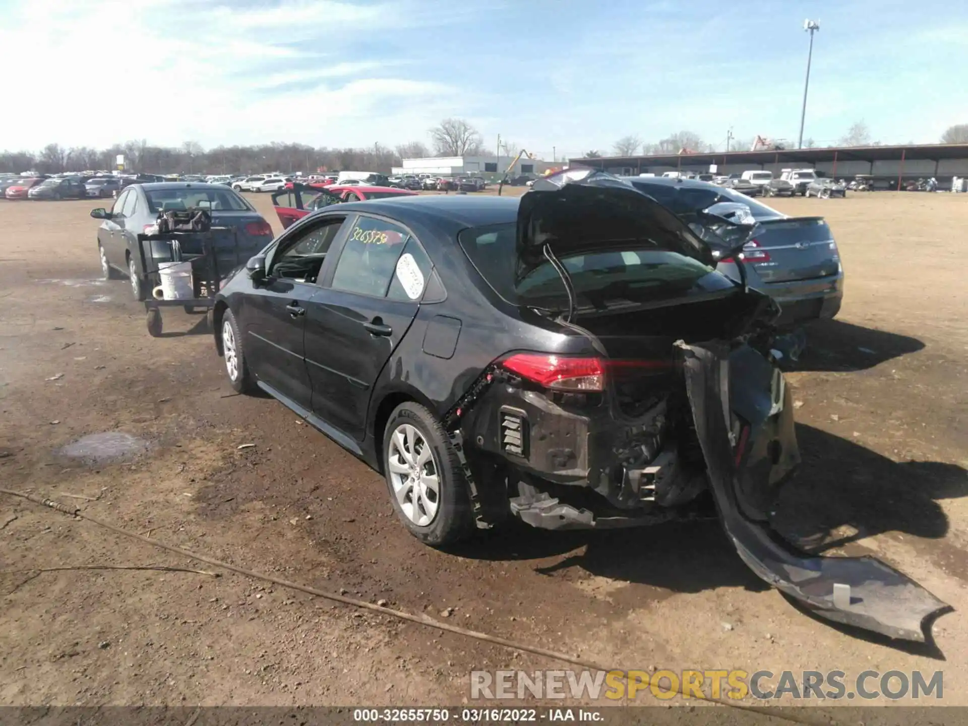 3 Photograph of a damaged car 5YFEPRAEXLP044419 TOYOTA COROLLA 2020