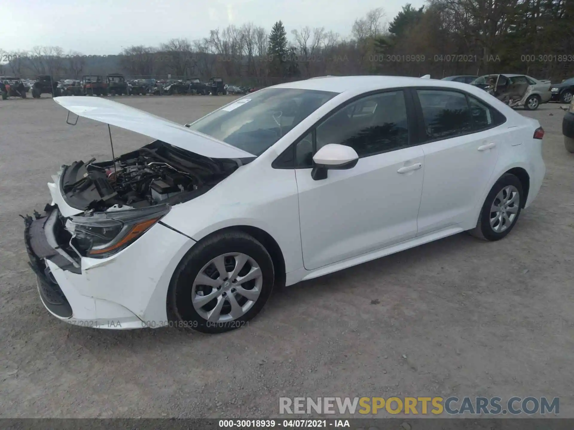 2 Photograph of a damaged car 5YFEPRAEXLP045151 TOYOTA COROLLA 2020