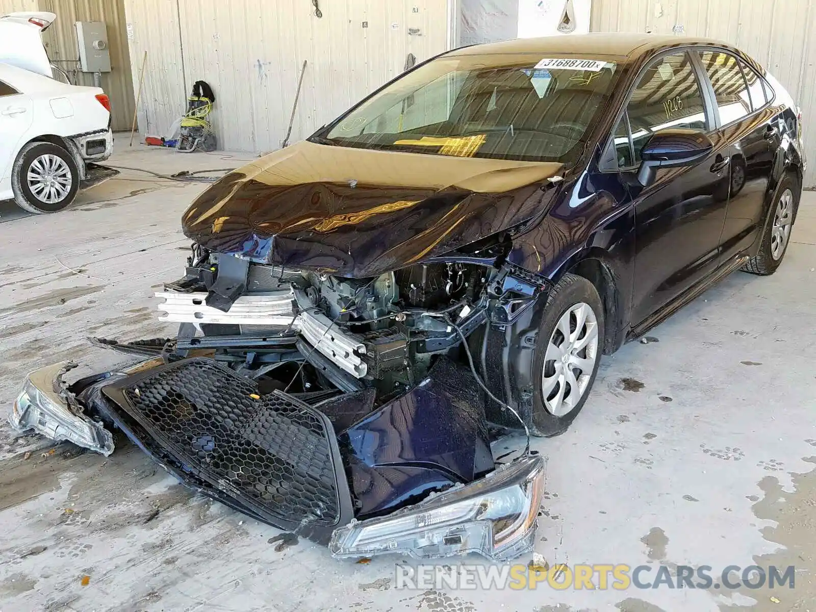 2 Photograph of a damaged car 5YFEPRAEXLP045795 TOYOTA COROLLA 2020