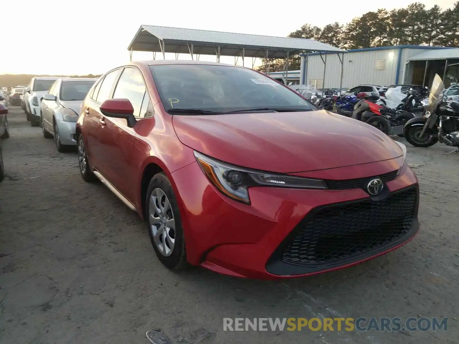 1 Photograph of a damaged car 5YFEPRAEXLP046199 TOYOTA COROLLA 2020