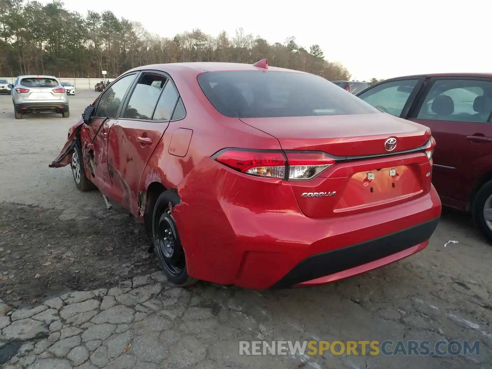 3 Photograph of a damaged car 5YFEPRAEXLP046199 TOYOTA COROLLA 2020