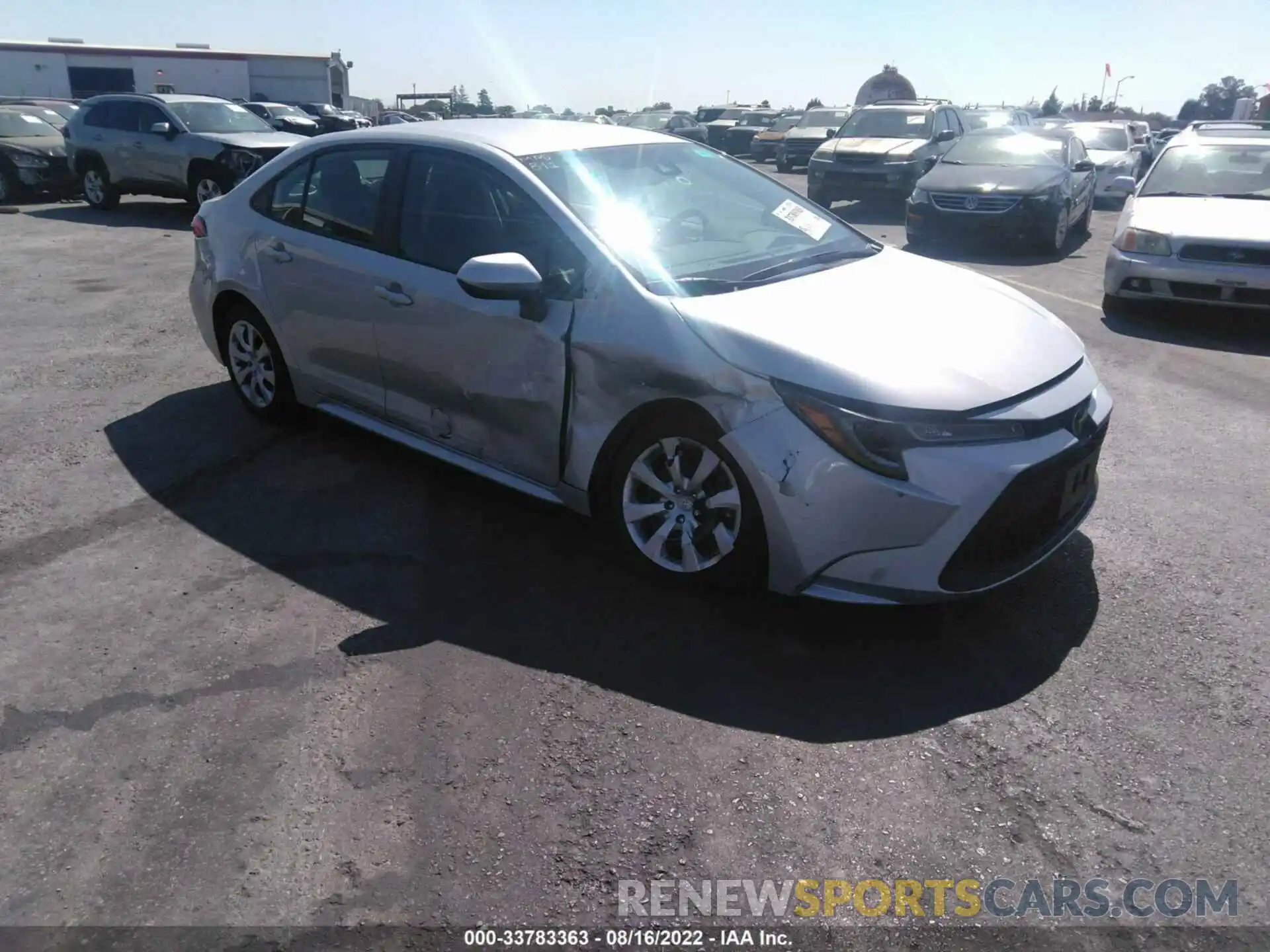 1 Photograph of a damaged car 5YFEPRAEXLP046526 TOYOTA COROLLA 2020