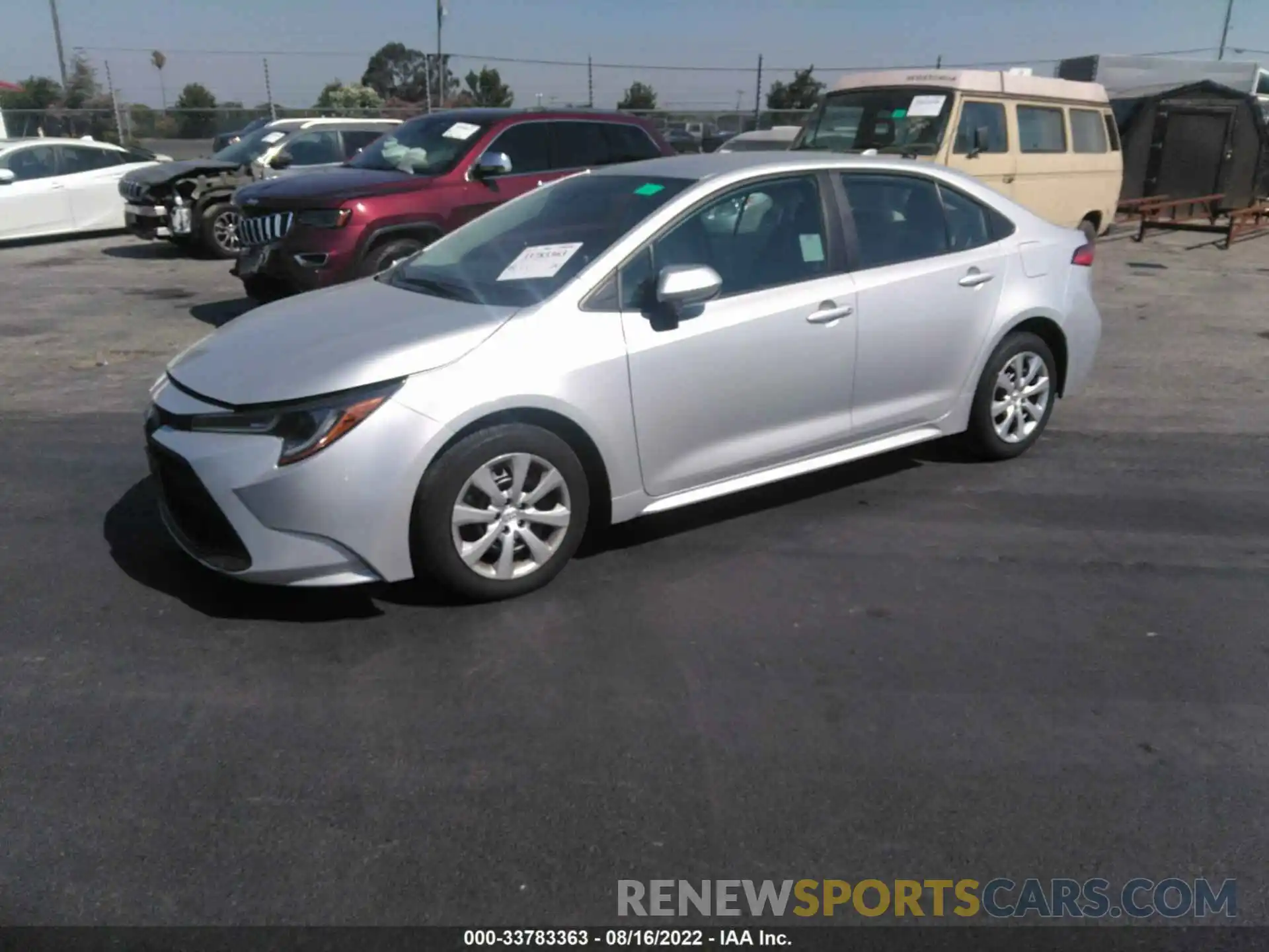 2 Photograph of a damaged car 5YFEPRAEXLP046526 TOYOTA COROLLA 2020