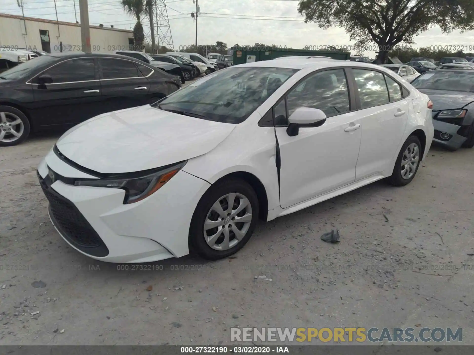 2 Photograph of a damaged car 5YFEPRAEXLP046669 TOYOTA COROLLA 2020