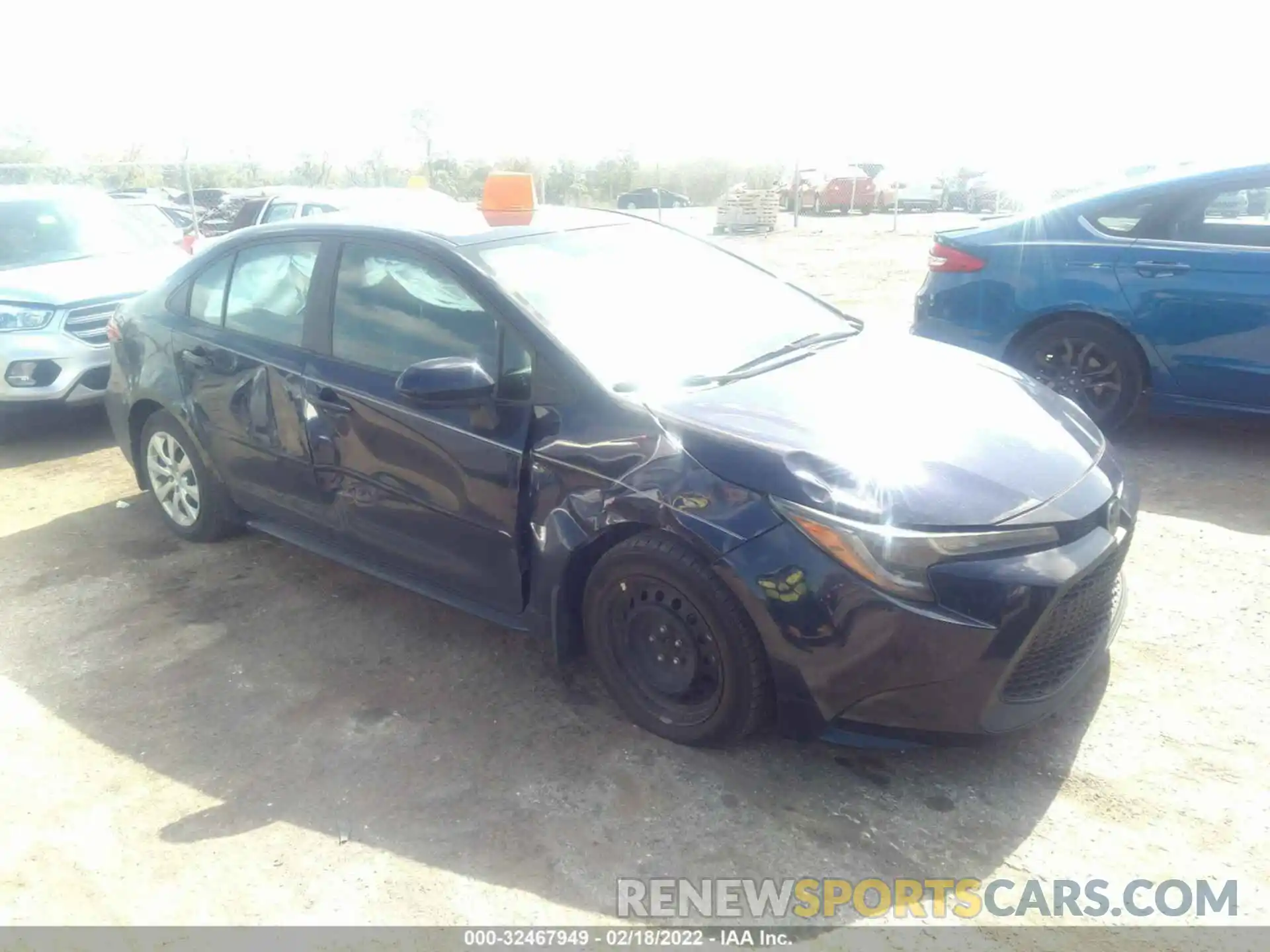 1 Photograph of a damaged car 5YFEPRAEXLP047093 TOYOTA COROLLA 2020