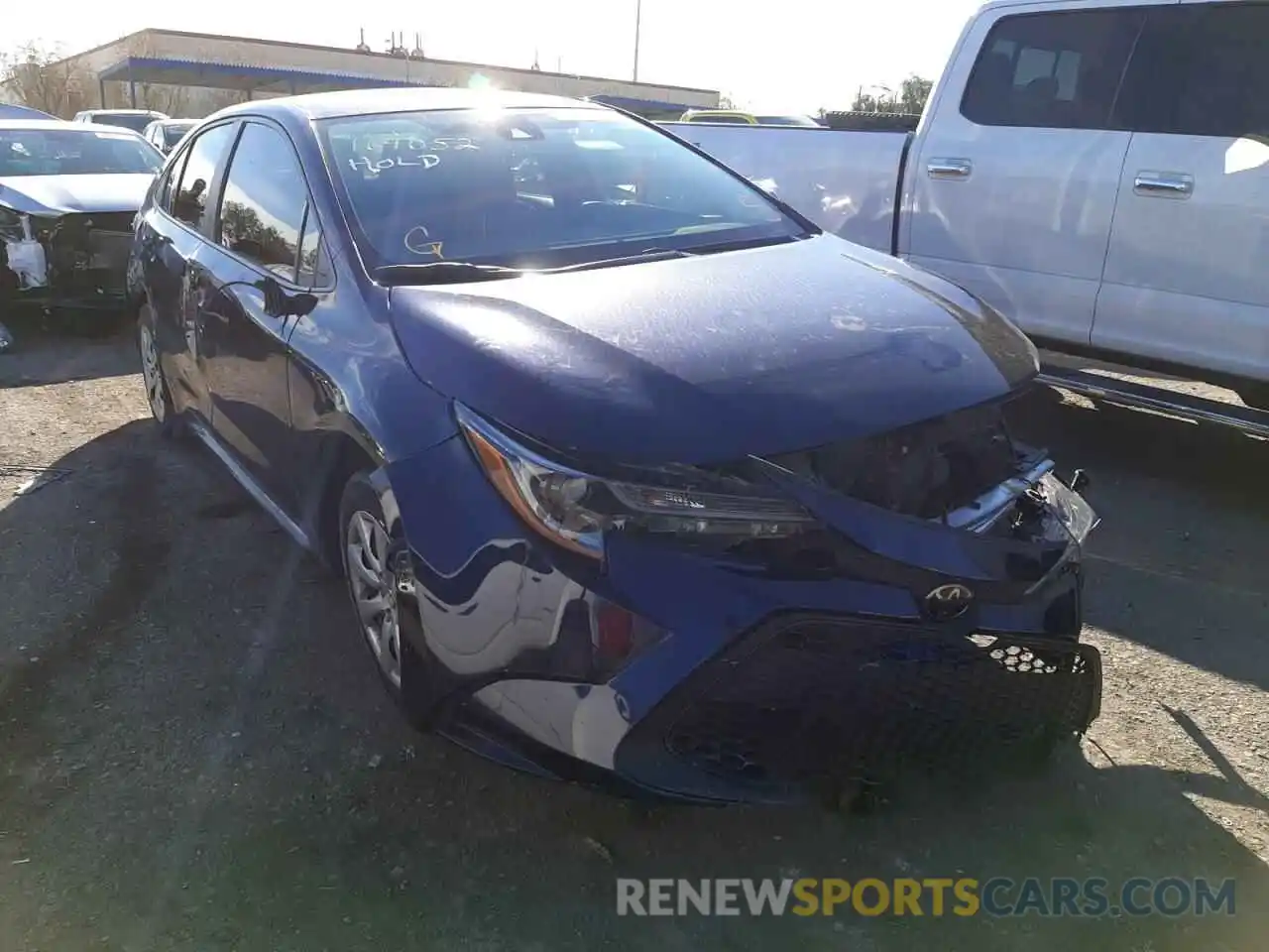 1 Photograph of a damaged car 5YFEPRAEXLP047370 TOYOTA COROLLA 2020