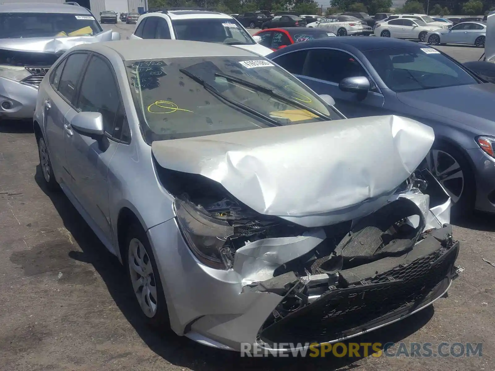 1 Photograph of a damaged car 5YFEPRAEXLP048941 TOYOTA COROLLA 2020