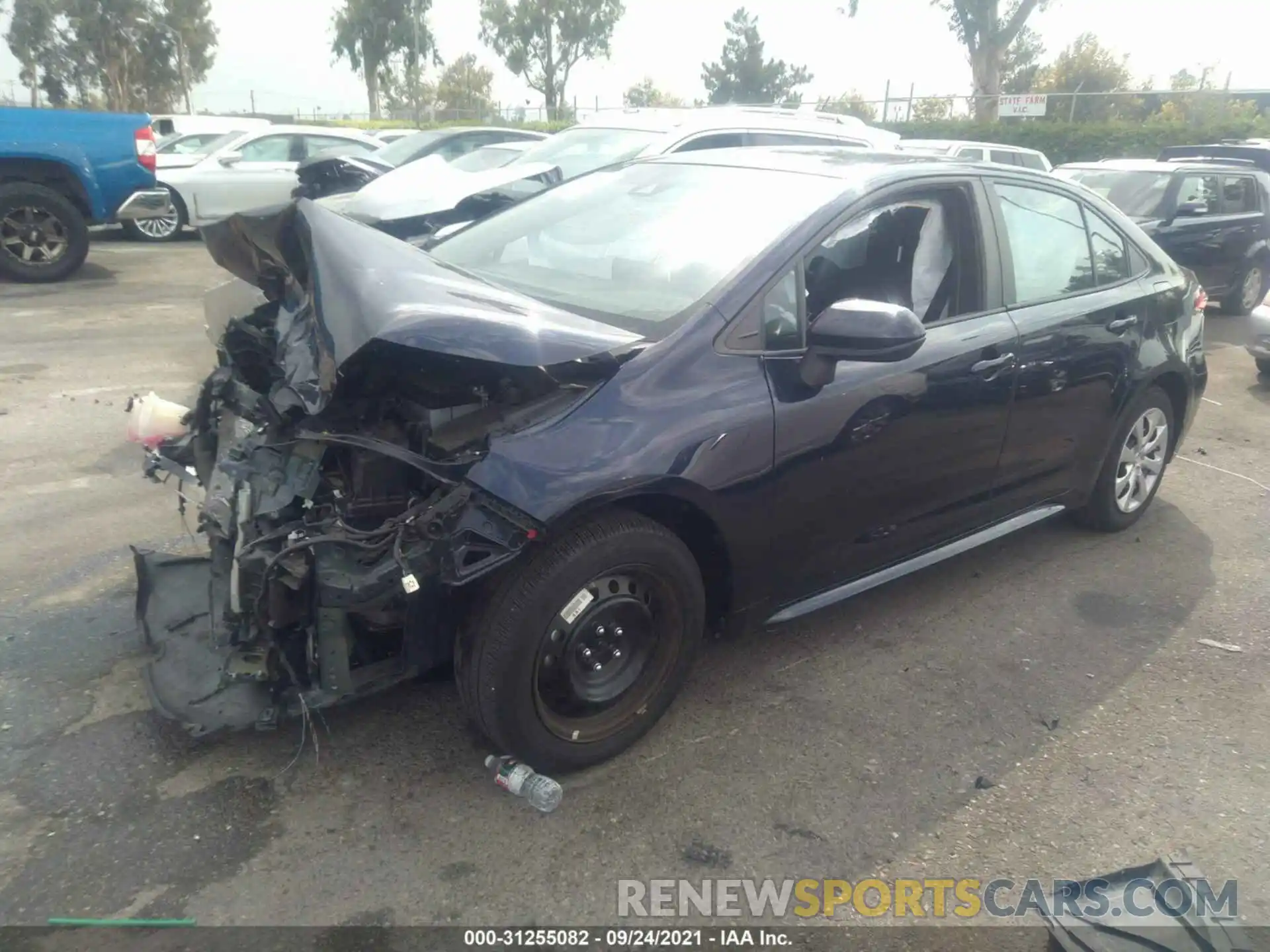 2 Photograph of a damaged car 5YFEPRAEXLP049443 TOYOTA COROLLA 2020