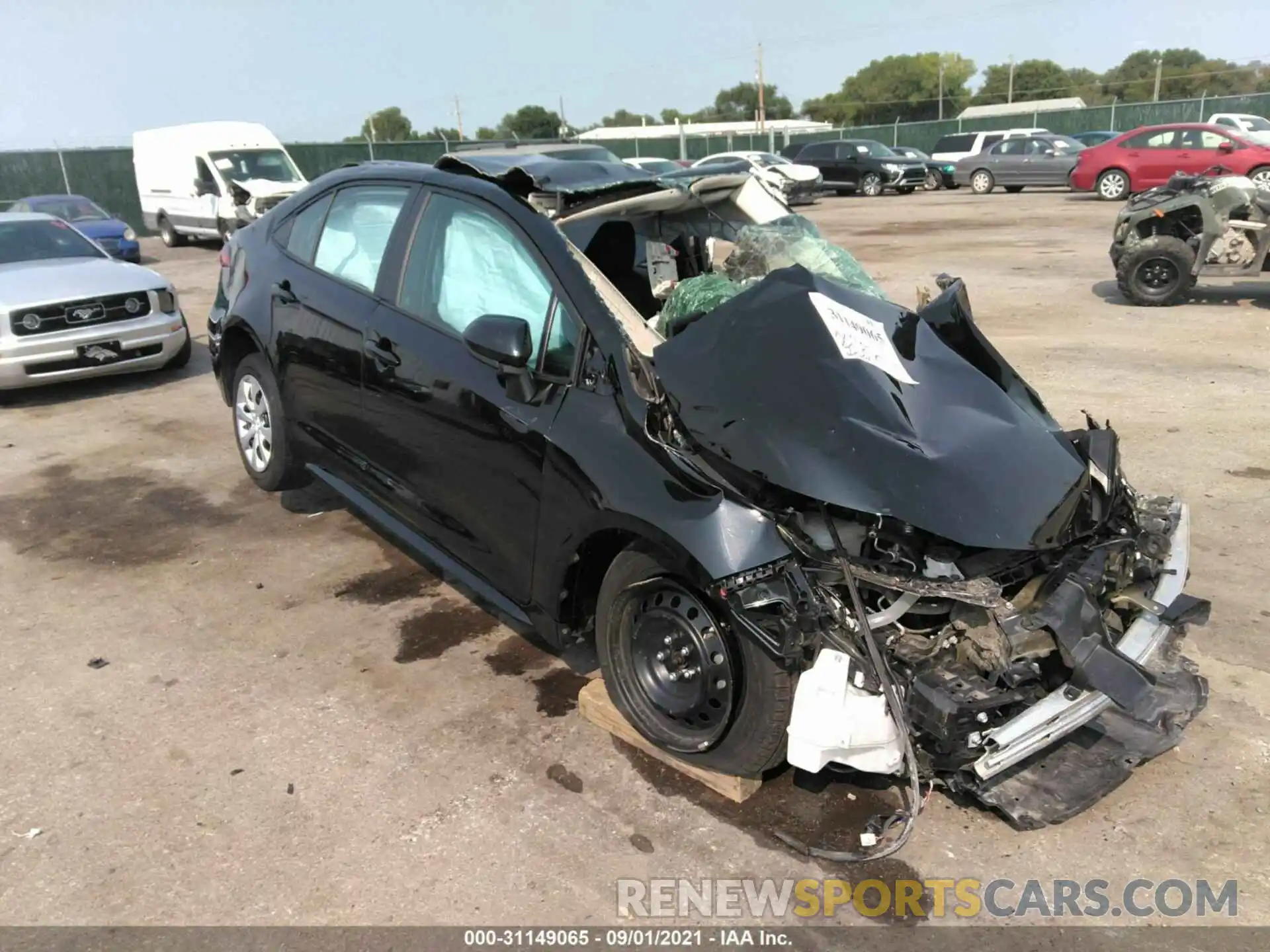 1 Photograph of a damaged car 5YFEPRAEXLP049751 TOYOTA COROLLA 2020