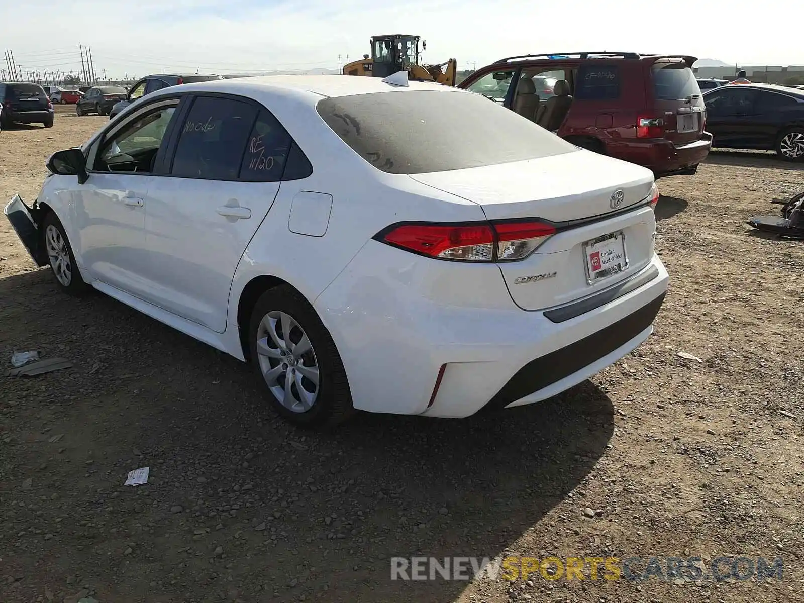 3 Photograph of a damaged car 5YFEPRAEXLP050978 TOYOTA COROLLA 2020