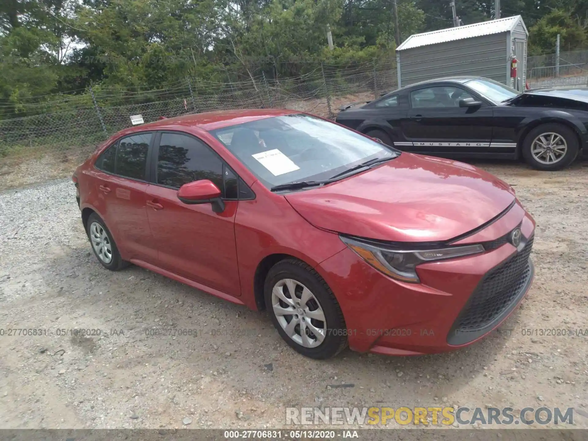 1 Photograph of a damaged car 5YFEPRAEXLP052682 TOYOTA COROLLA 2020