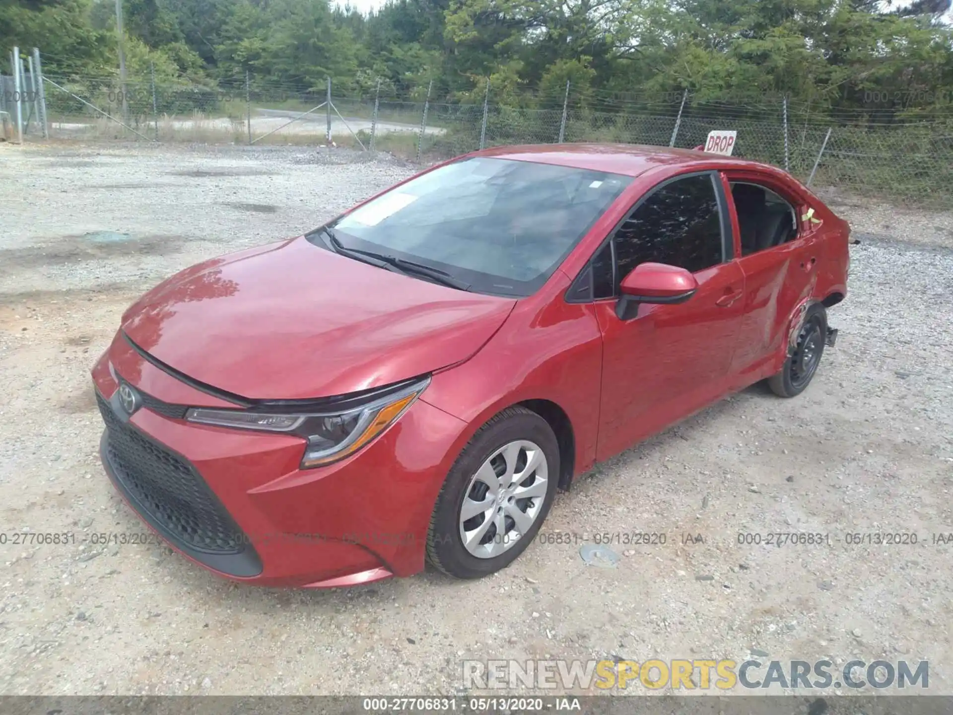 2 Photograph of a damaged car 5YFEPRAEXLP052682 TOYOTA COROLLA 2020