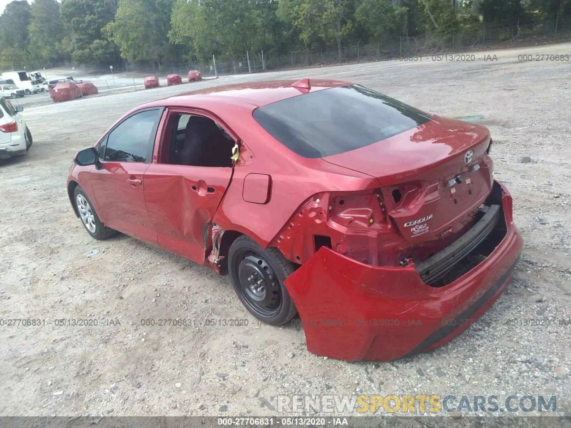 3 Photograph of a damaged car 5YFEPRAEXLP052682 TOYOTA COROLLA 2020