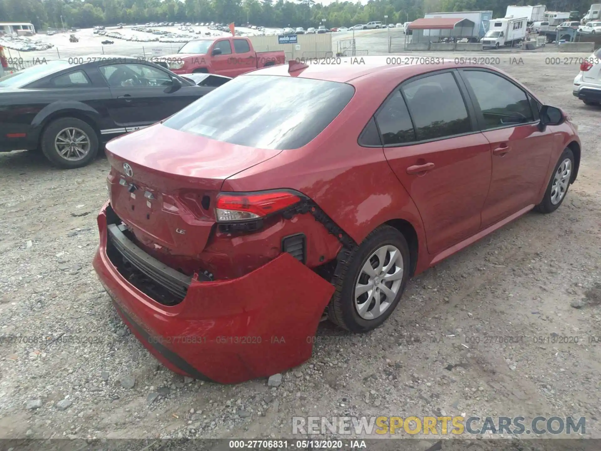 4 Photograph of a damaged car 5YFEPRAEXLP052682 TOYOTA COROLLA 2020