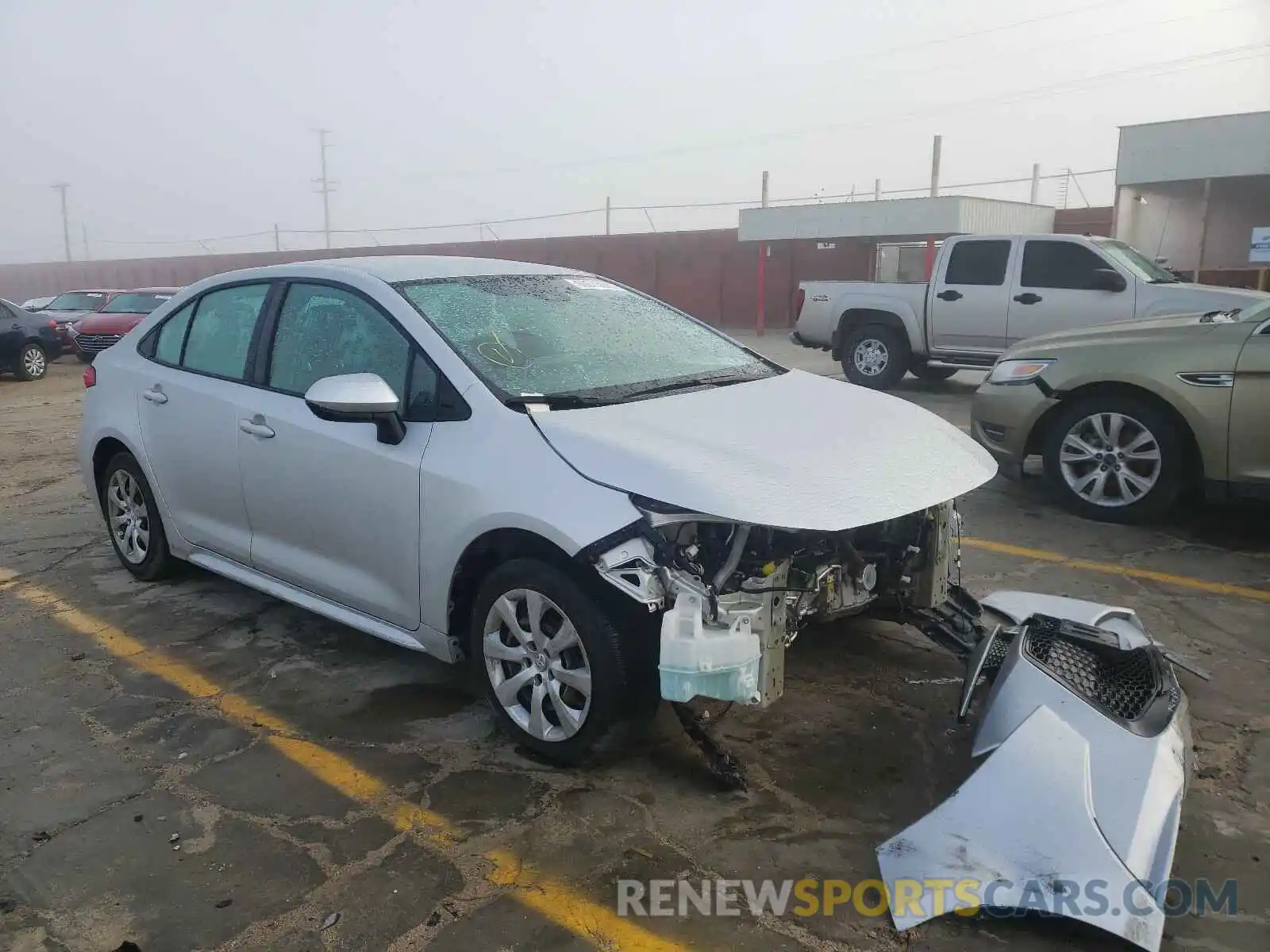 1 Photograph of a damaged car 5YFEPRAEXLP053993 TOYOTA COROLLA 2020