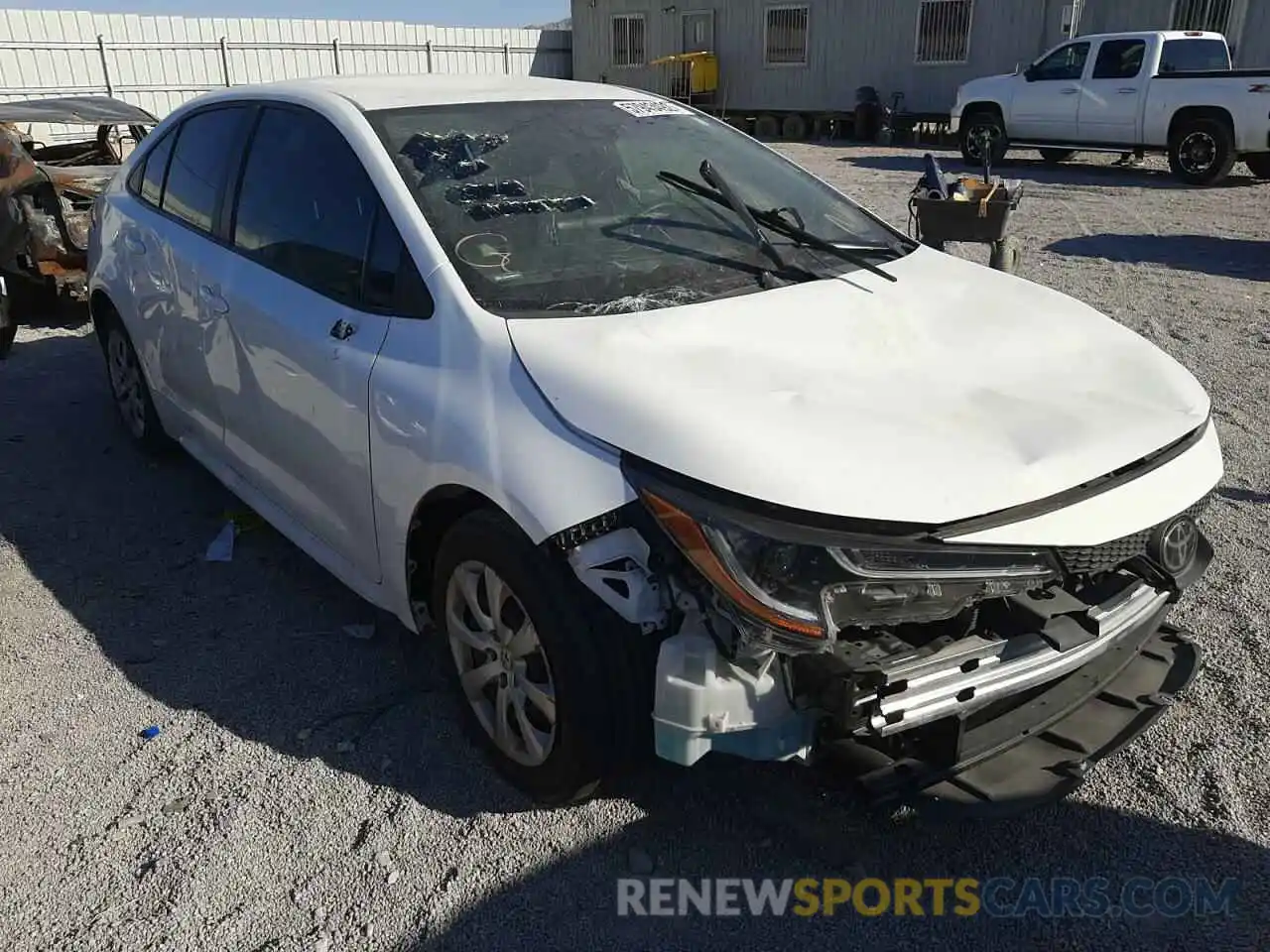 1 Photograph of a damaged car 5YFEPRAEXLP055839 TOYOTA COROLLA 2020