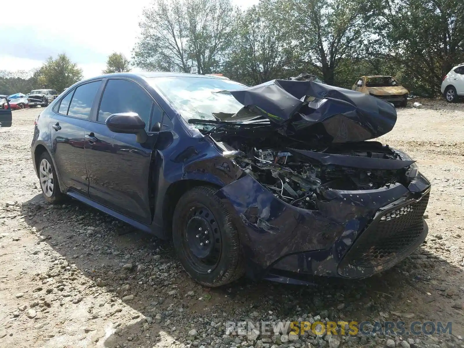 1 Photograph of a damaged car 5YFEPRAEXLP057252 TOYOTA COROLLA 2020