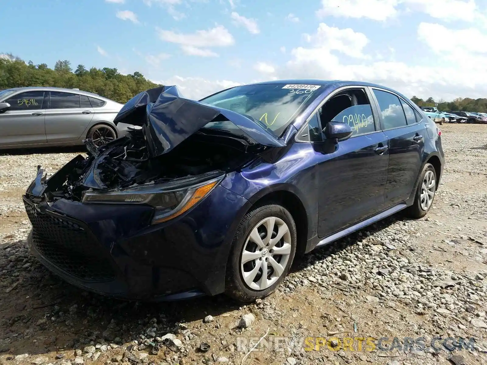 2 Photograph of a damaged car 5YFEPRAEXLP057252 TOYOTA COROLLA 2020