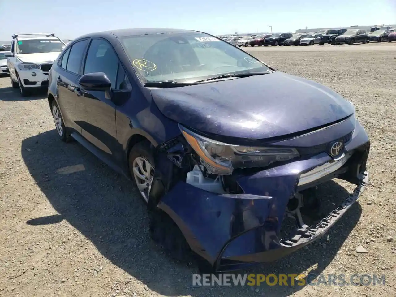 1 Photograph of a damaged car 5YFEPRAEXLP057333 TOYOTA COROLLA 2020