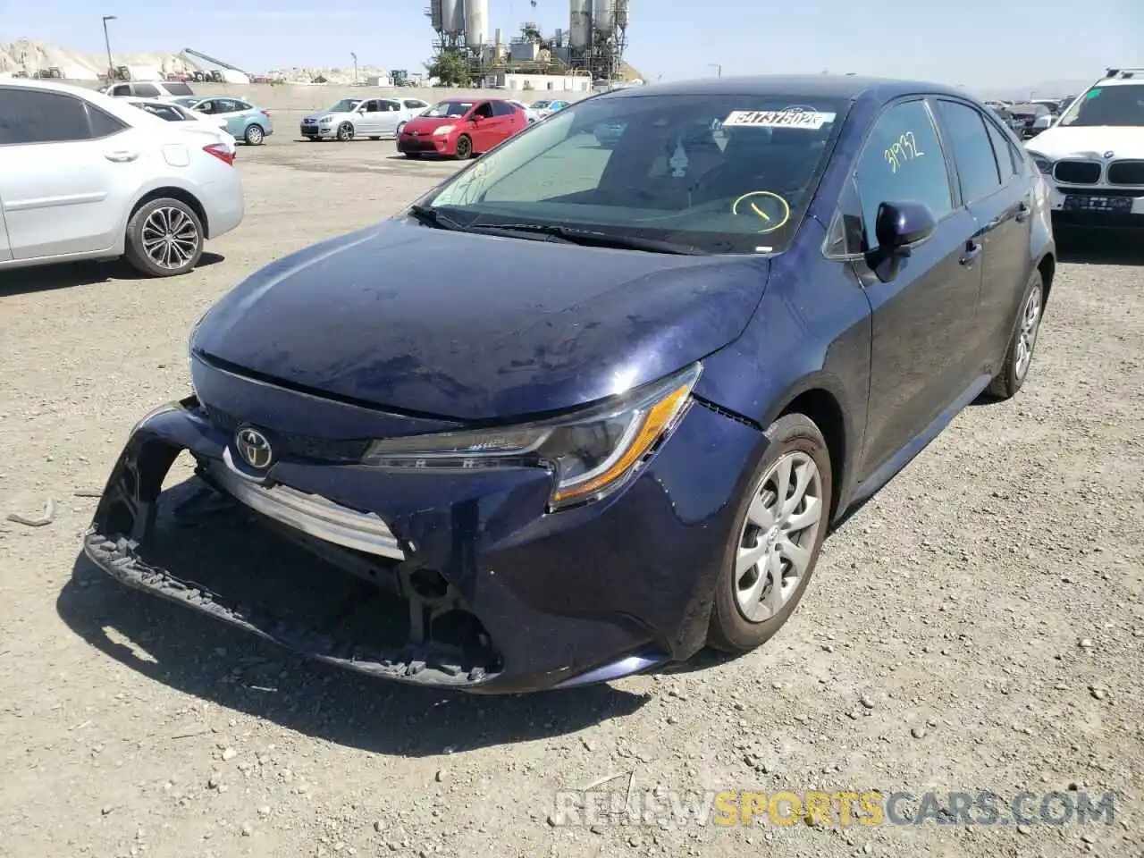 2 Photograph of a damaged car 5YFEPRAEXLP057333 TOYOTA COROLLA 2020