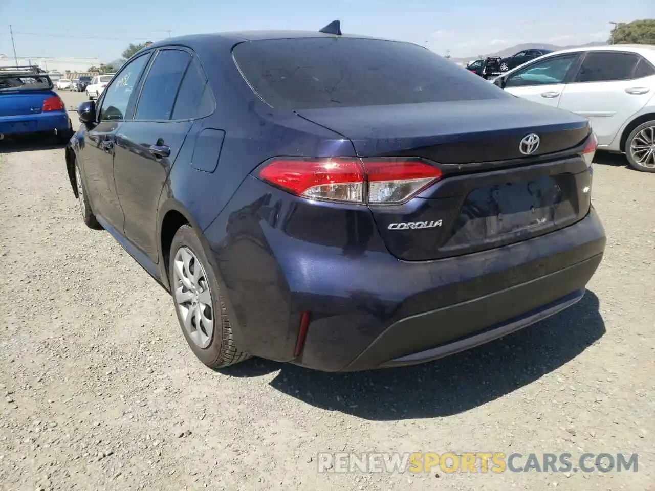 3 Photograph of a damaged car 5YFEPRAEXLP057333 TOYOTA COROLLA 2020