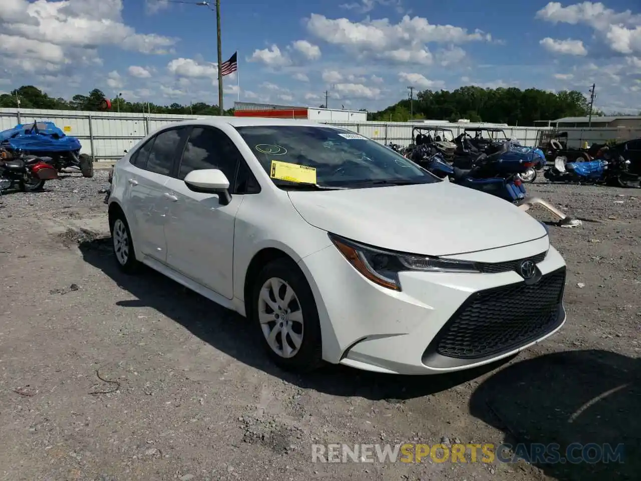 1 Photograph of a damaged car 5YFEPRAEXLP058403 TOYOTA COROLLA 2020