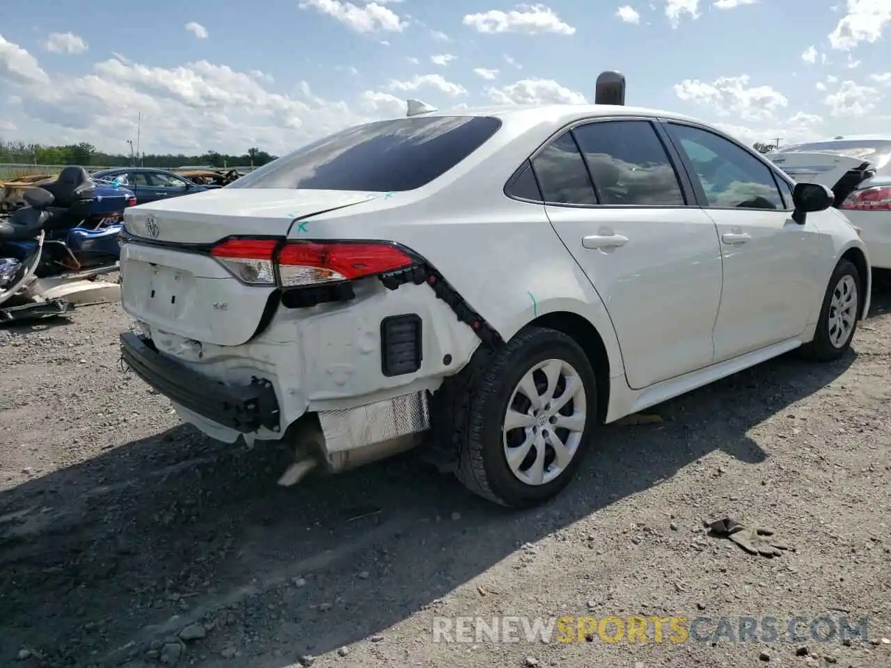 4 Photograph of a damaged car 5YFEPRAEXLP058403 TOYOTA COROLLA 2020