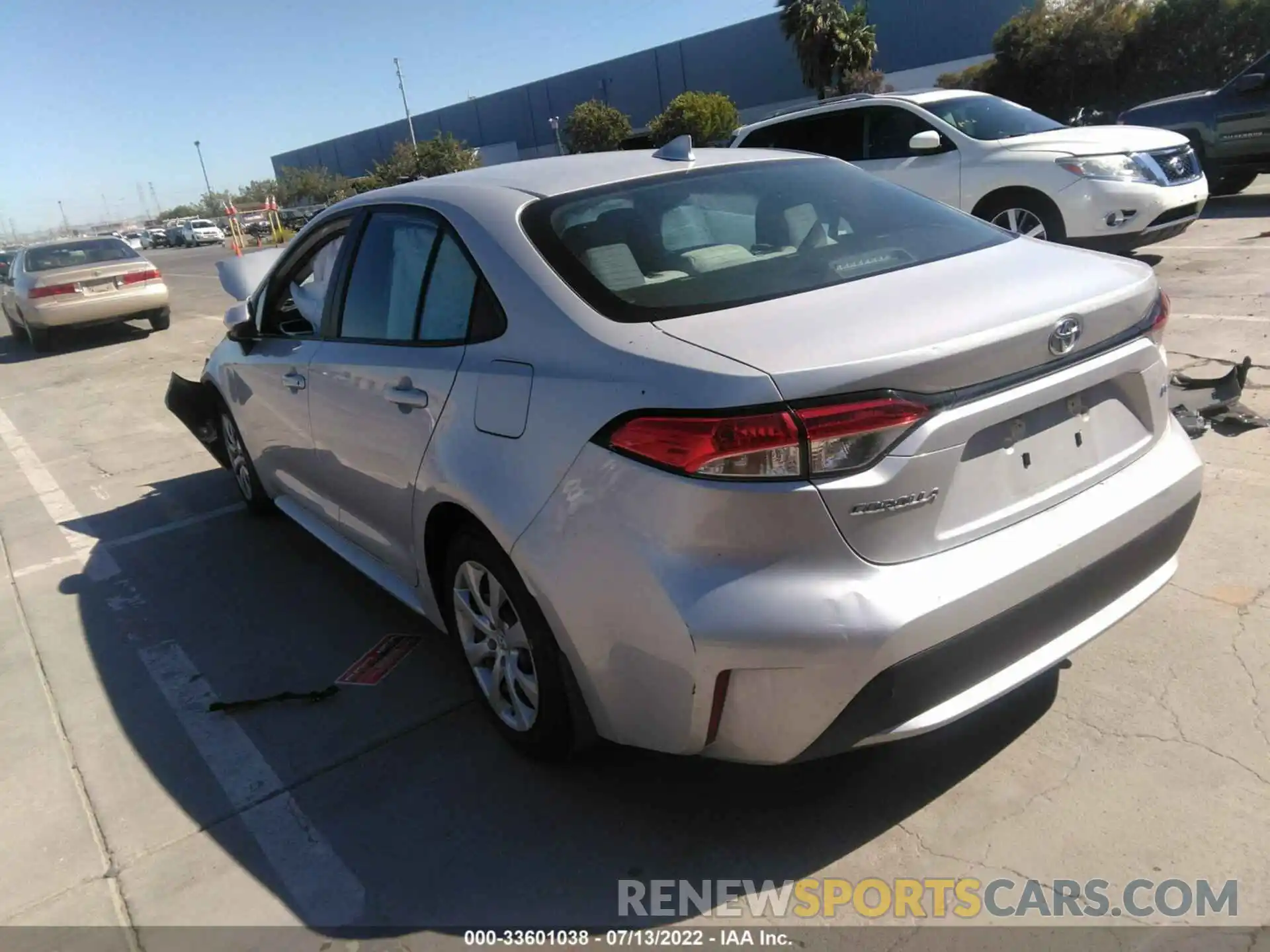 3 Photograph of a damaged car 5YFEPRAEXLP058823 TOYOTA COROLLA 2020