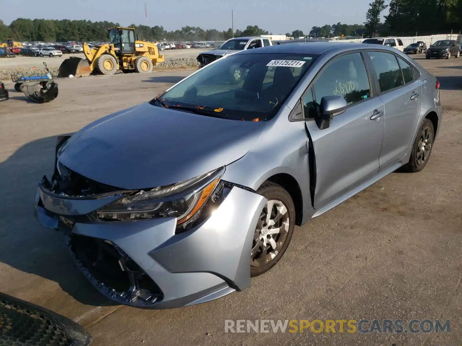 2 Photograph of a damaged car 5YFEPRAEXLP058983 TOYOTA COROLLA 2020