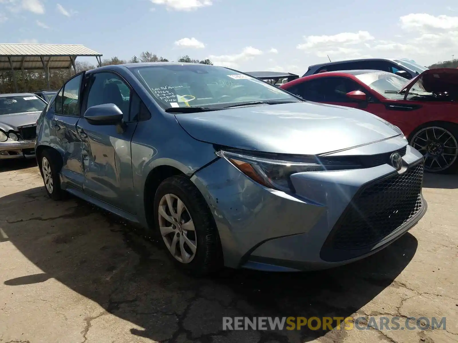 1 Photograph of a damaged car 5YFEPRAEXLP059034 TOYOTA COROLLA 2020