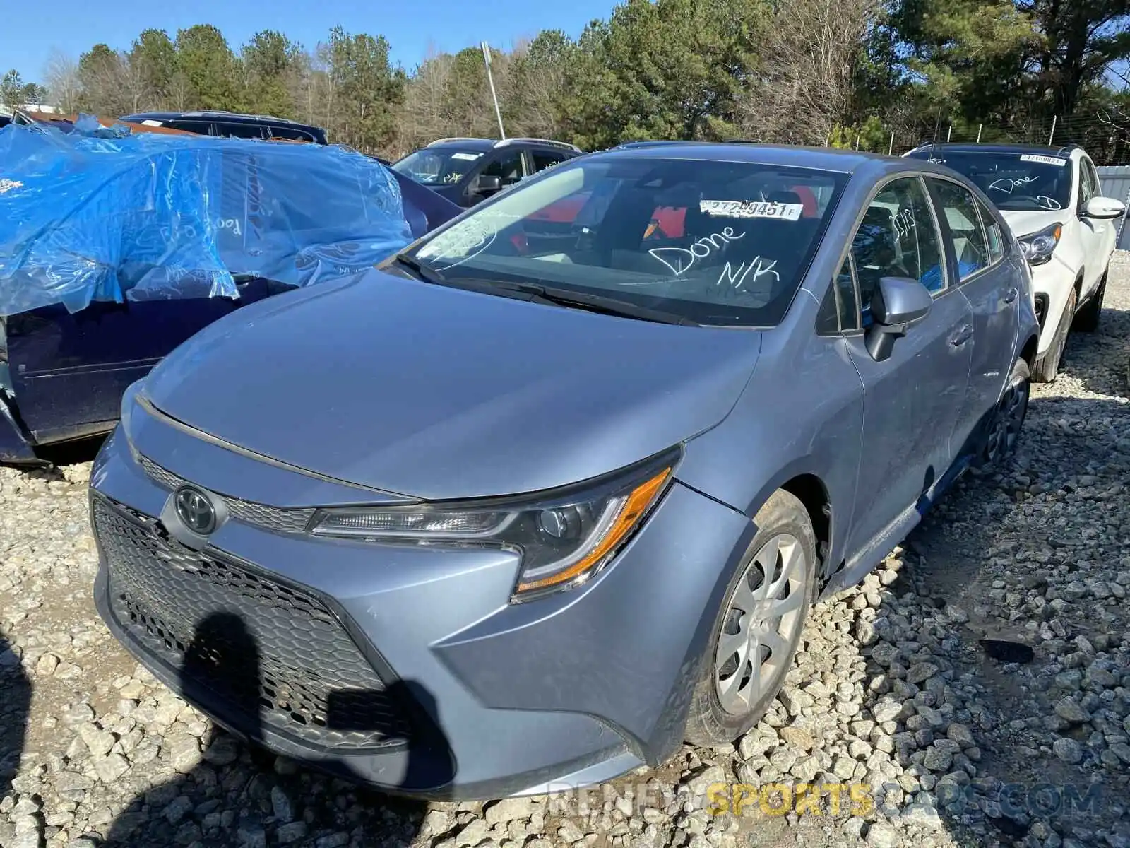 2 Photograph of a damaged car 5YFEPRAEXLP059034 TOYOTA COROLLA 2020