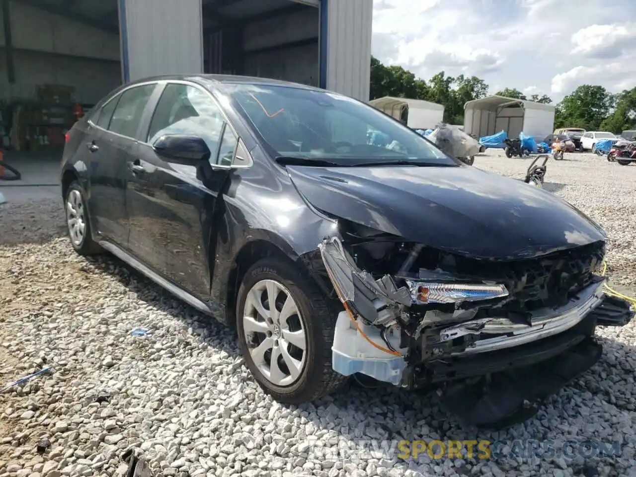 1 Photograph of a damaged car 5YFEPRAEXLP059745 TOYOTA COROLLA 2020