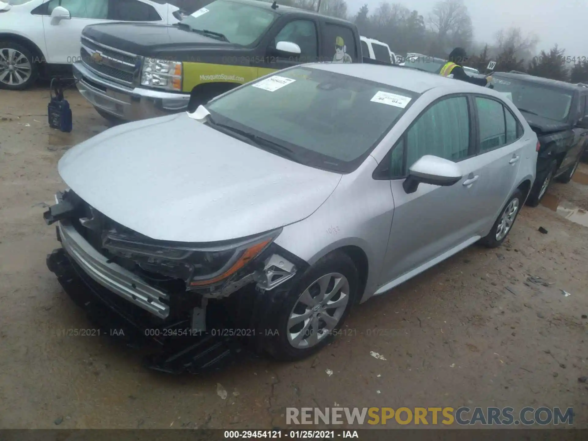 2 Photograph of a damaged car 5YFEPRAEXLP059809 TOYOTA COROLLA 2020