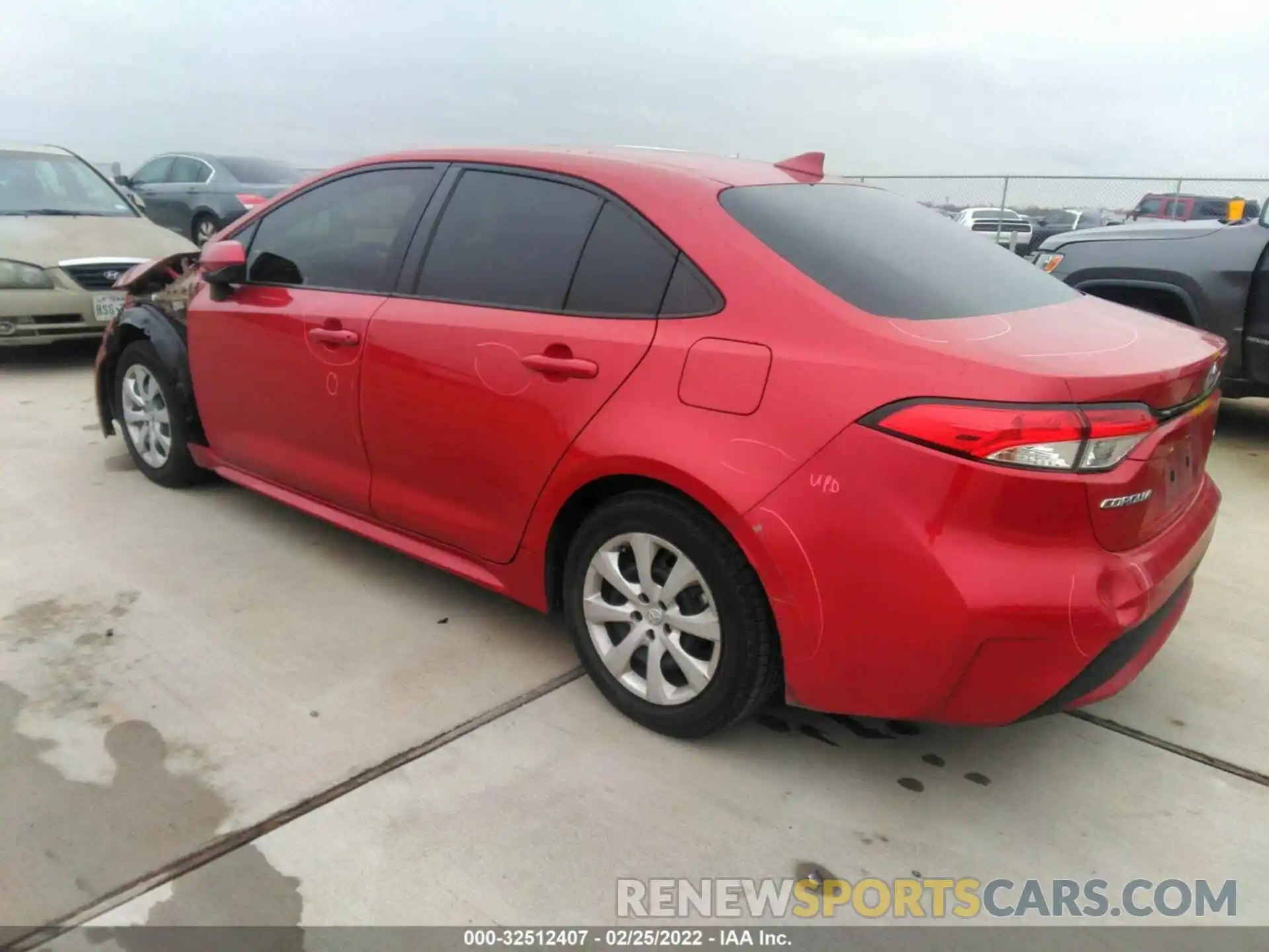 3 Photograph of a damaged car 5YFEPRAEXLP060362 TOYOTA COROLLA 2020