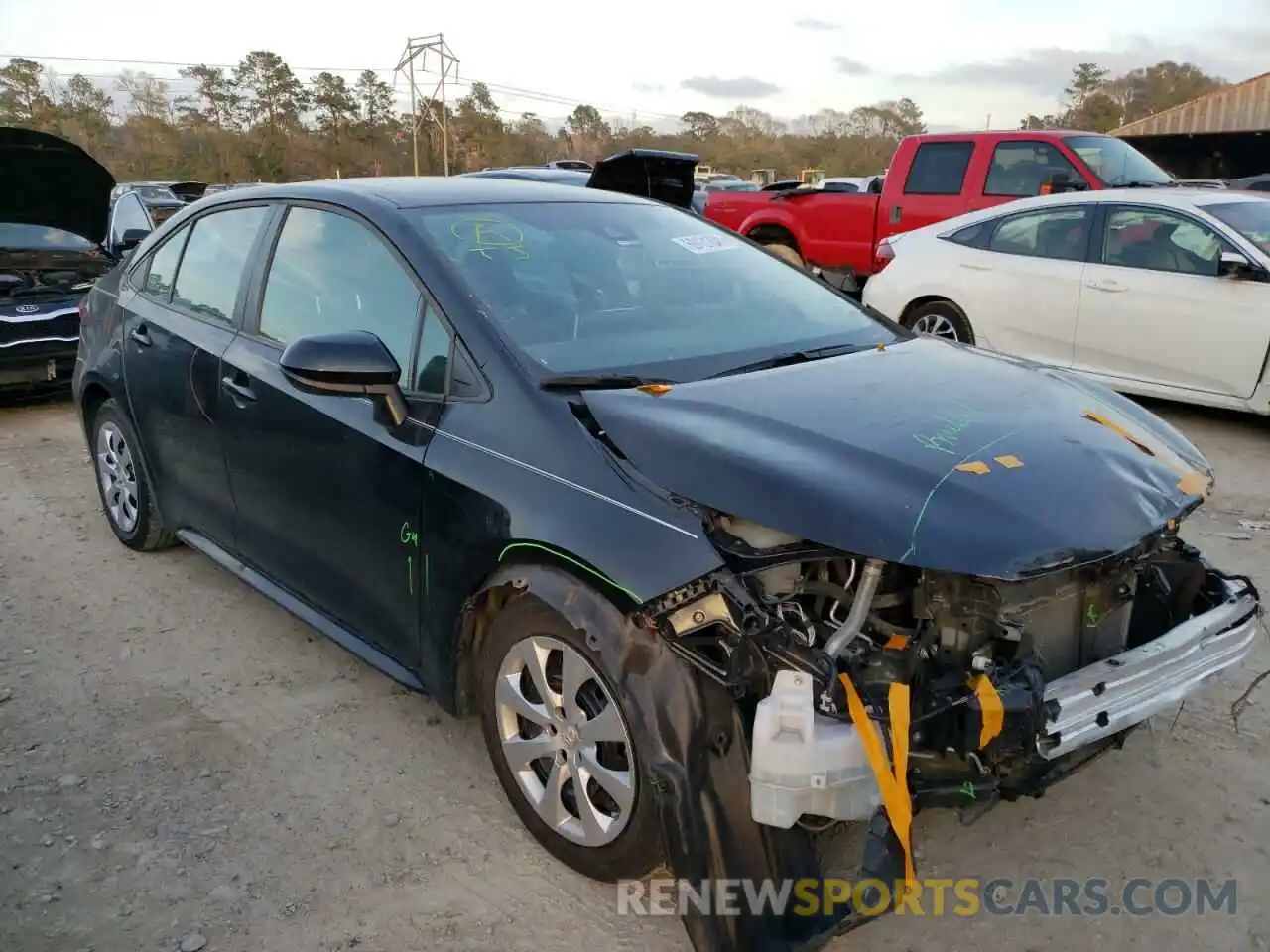 1 Photograph of a damaged car 5YFEPRAEXLP061494 TOYOTA COROLLA 2020