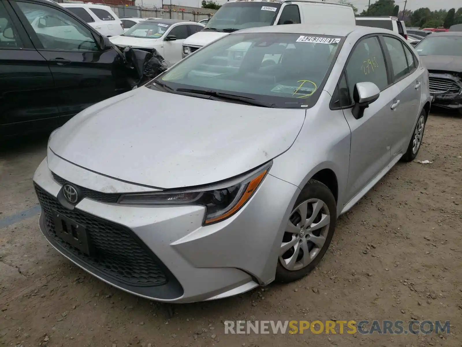 2 Photograph of a damaged car 5YFEPRAEXLP061723 TOYOTA COROLLA 2020