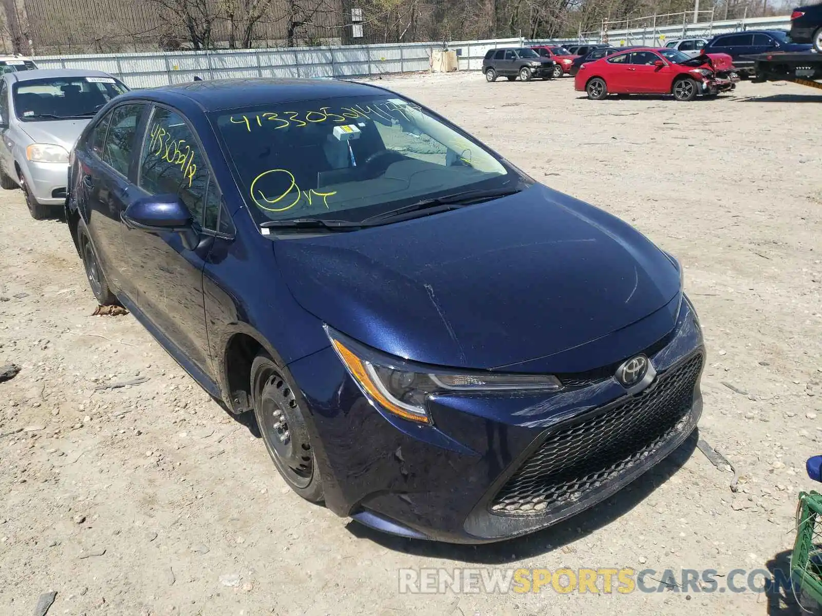 1 Photograph of a damaged car 5YFEPRAEXLP061771 TOYOTA COROLLA 2020